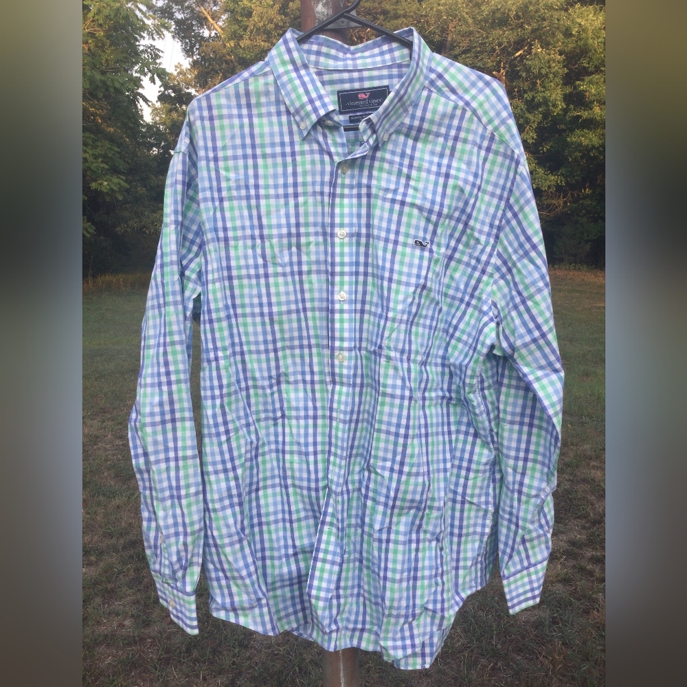Vineyard Vines Slim Fit Whale Shirt XXL